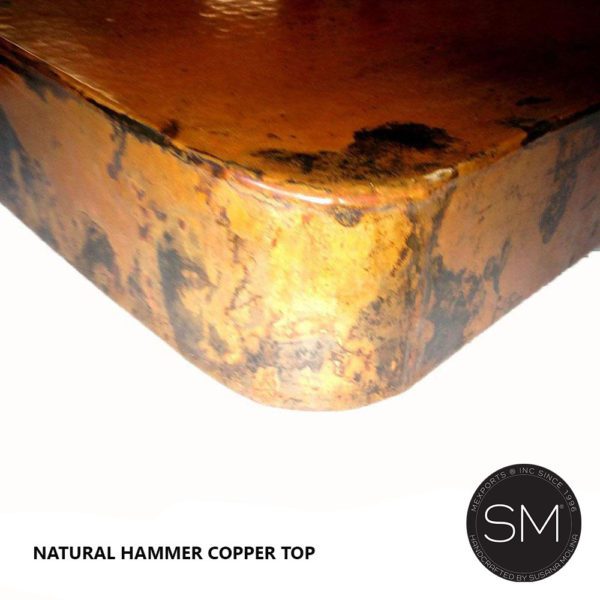 Natural Hammer Copper Top