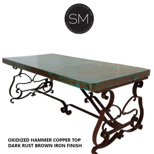 Mediterranean style Conference - Copper Top Wrought Iron - 1206R