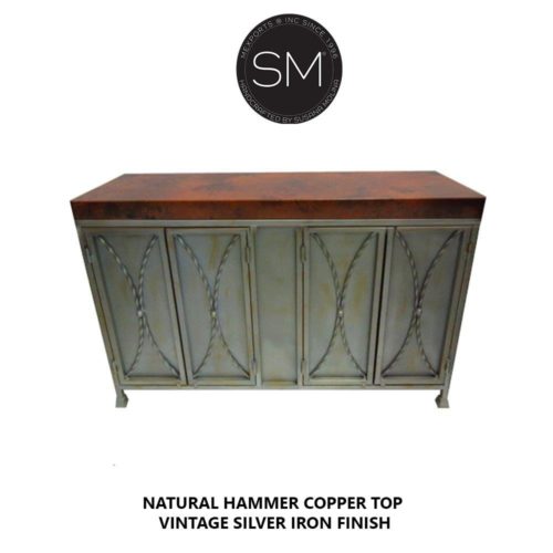 Buffet cabinet with storage Hammer-Copper Cabinet sofa table- 1239 C