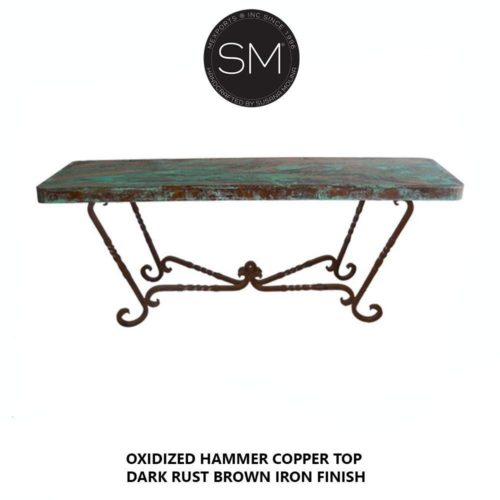 Handmade & Custom built Hammer Copper Consoles - Model 1211 C