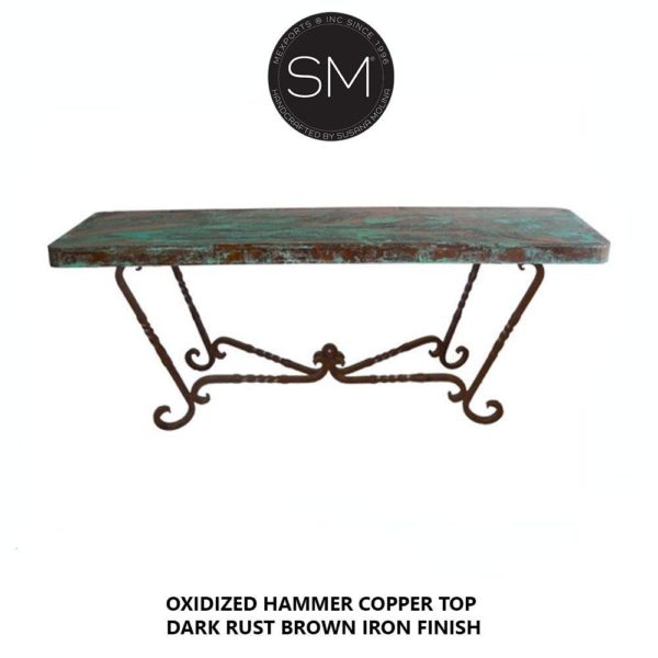 Handmade & Custom built Hammer Copper Consoles - Model 1211 C
