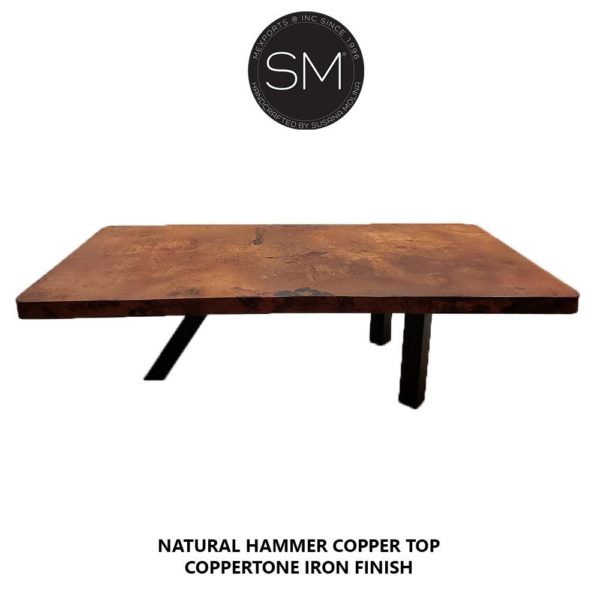 Classy Contemporary Desk - Conference table Hammer Copper  top - 1254 R