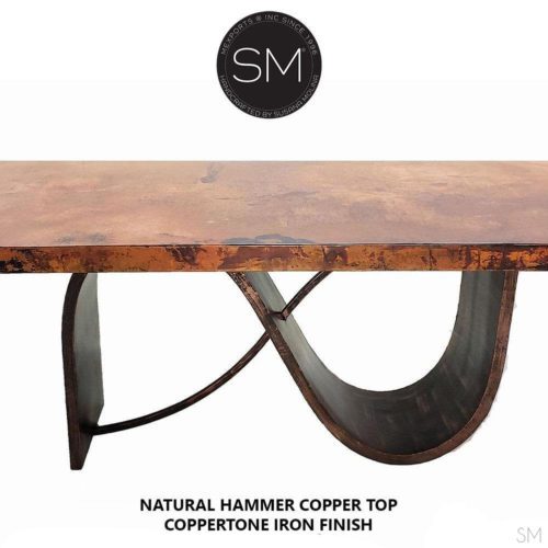 Luxury Hammer Copper Contemporary Kitchen Island-1257E