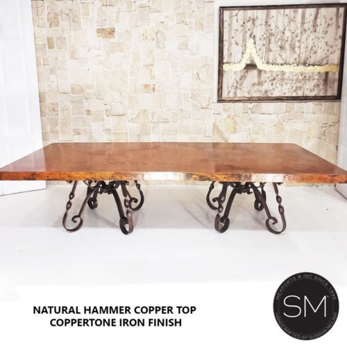Hammer Copper  -Luxury Modern Desk-Conference Table - 1212 R