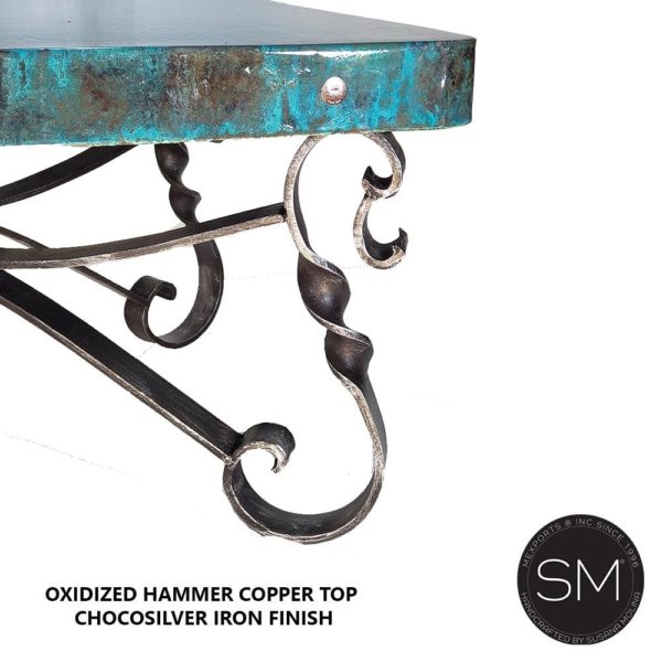 Hammer Copper Rectangular Cocktail - Coffee Table-1212AA