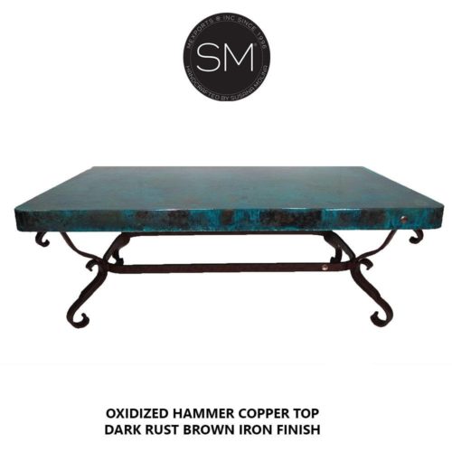 Modern Coffee table - Copper Rectangular Coffee Table-1239AA
