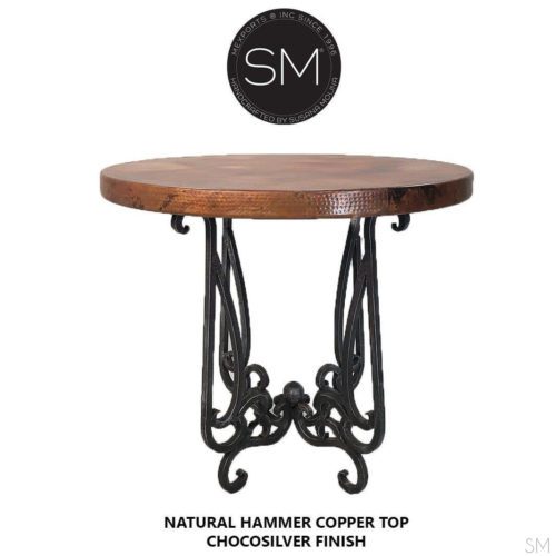 Pub tables bar height - Hammer Copper Round Bar-1240E