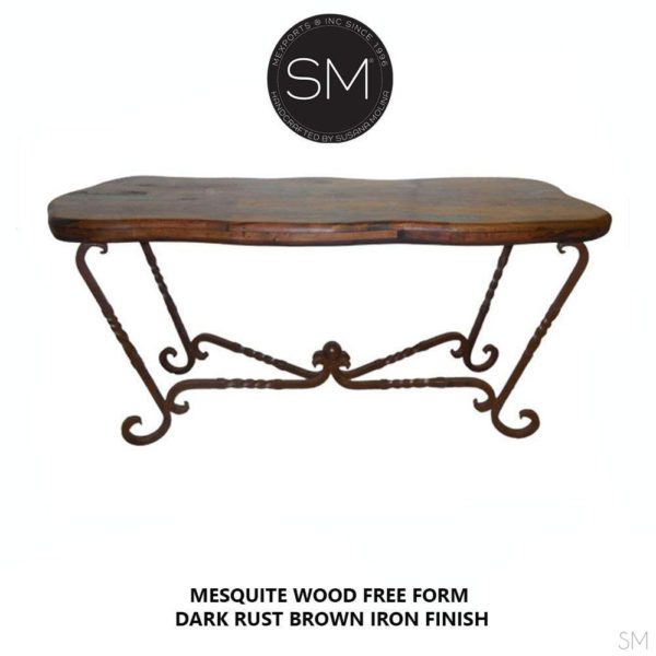 High End Western Mesquite Wood Consoles, Entryway tables. - Model 1211 C
