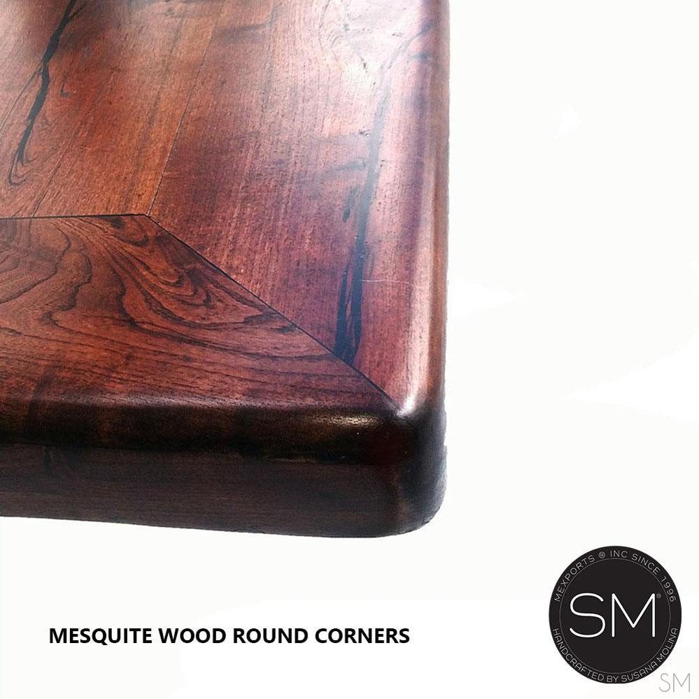 State-of-the-Art Squared Coffee Table Mesquite Top - 1212A