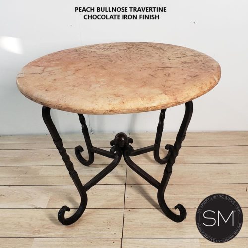 Genuine Travertine stone Large foyer - Occasional Table - 1211 L