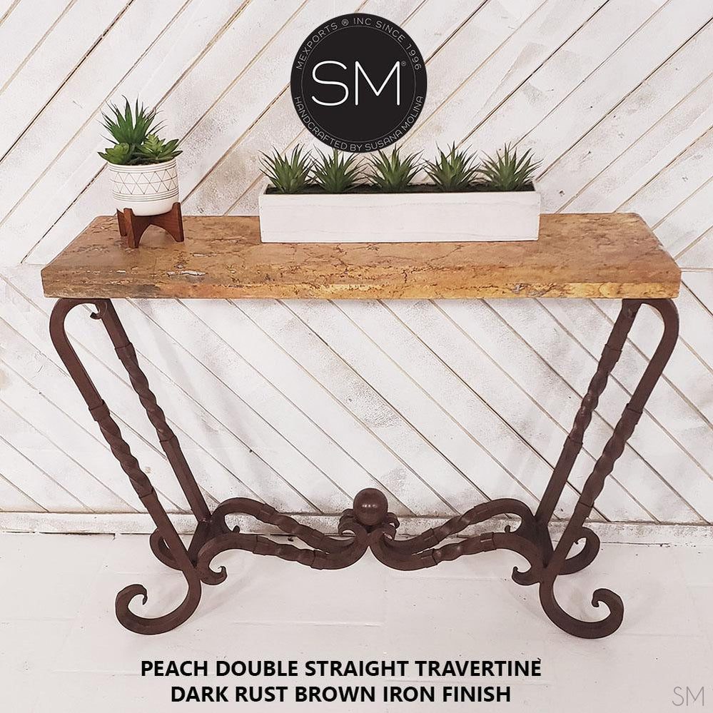 Travertine Stone Console tables is your call .Luxury Entry way table collection-1211F