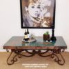 Design Hammer Copper Rectangular Coffee Table