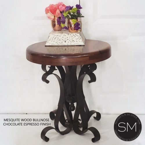 small ocassional table mesquite wood 1246BBM