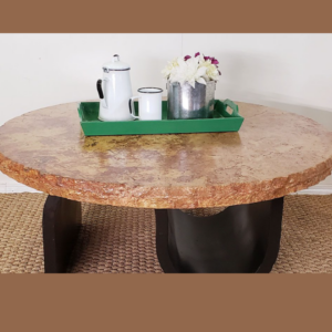 elegance of round coffee tables