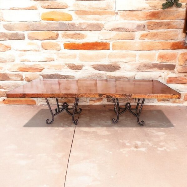 Hammered Copper Desk Conference Table