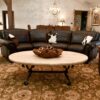 Vintage Oval Coffee Table