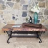 Modern Copper Rectangular Coffee Table