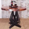 Handcrafted Copper Bar Table