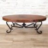 vintage oval coffee table