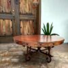 Rustic Round Coffee Table