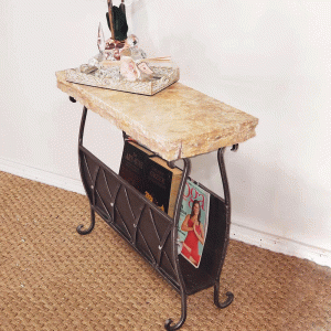Chic Ranch Magazine Table