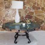 Rustic Round Coffee Table