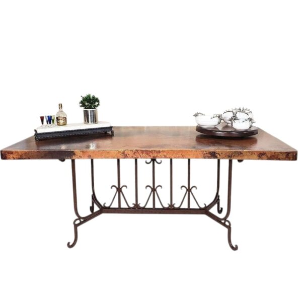 Hammered Copper Kitchen Island